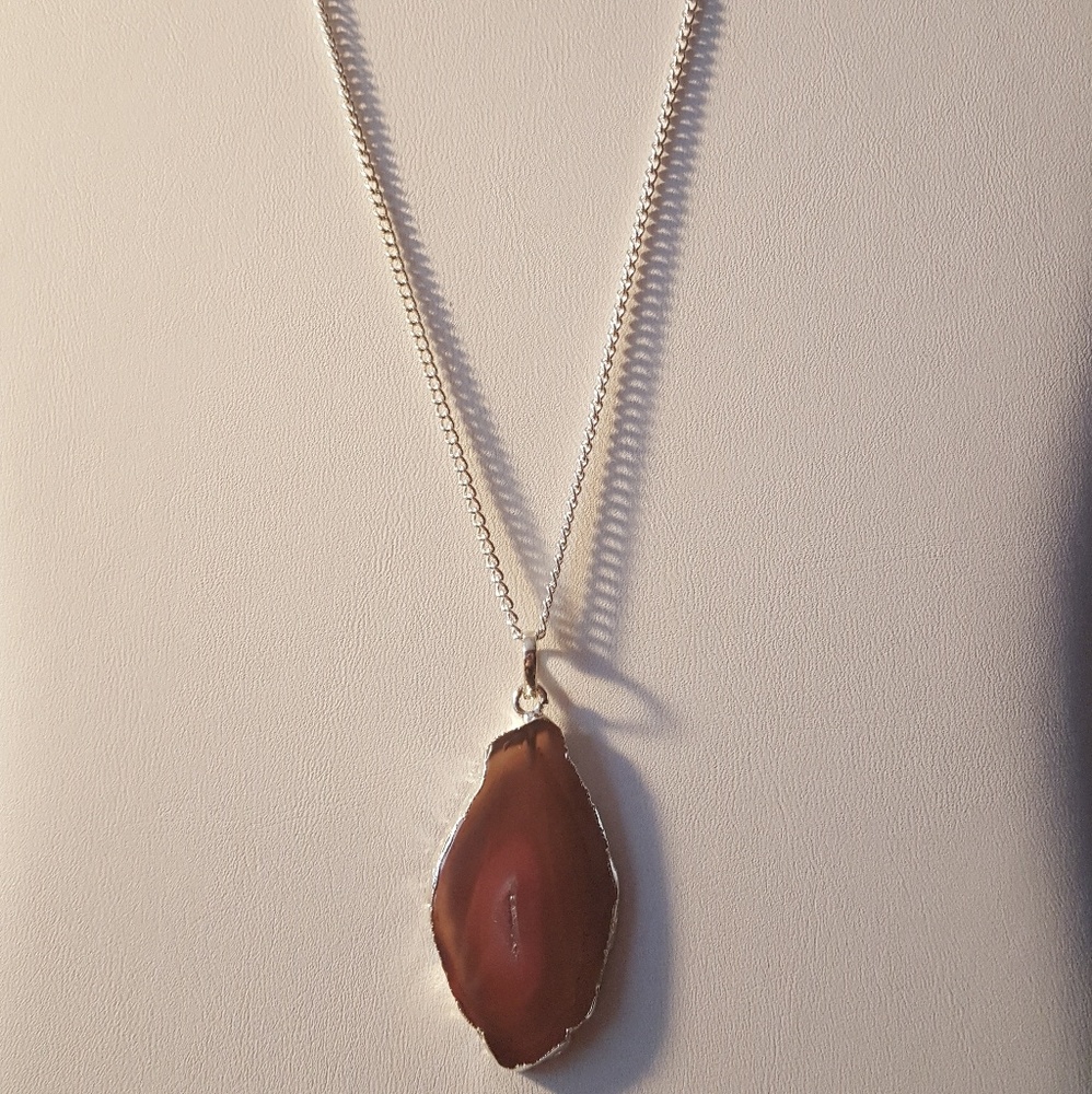 ••NEW•• Laguna Agate Pendant With Chain